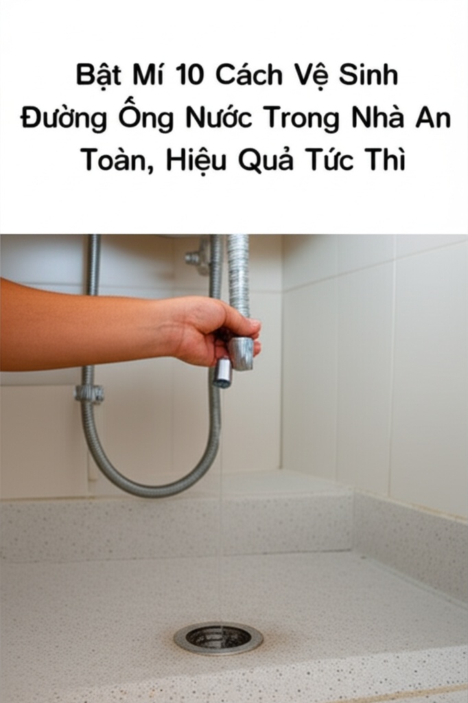 Hình minh họa cho bài viết: Bật Mí 10 Cách Vệ Sinh Đường Ống Nước Trong Nhà An Toàn, Hiệu Quả Tức Thì