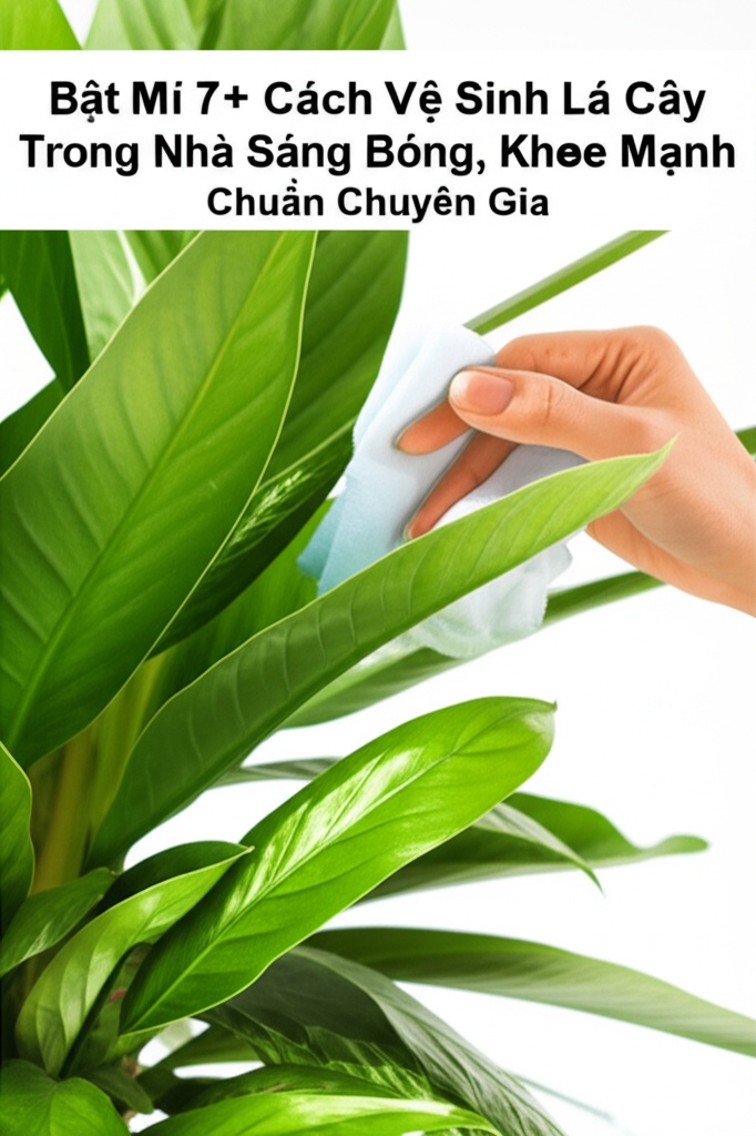 Hình minh họa cho bài viết: Bật Mí 7+ Cách Vệ Sinh Lá Cây Trong Nhà Sáng Bóng, Khỏe Mạnh Chuẩn Chuyên Gia