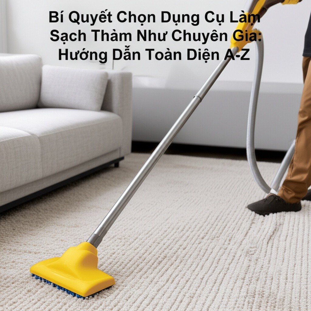 Hình minh họa cho bài viết: Bí Quyết Chọn Dụng Cụ Làm Sạch Thảm Như Chuyên Gia: Hướng Dẫn Toàn Diện A-Z