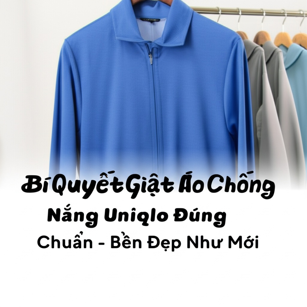 Hình minh họa cho bài viết: Bí Quyết Giặt Áo Chống Nắng Uniqlo Đúng Chuẩn - Bền Đẹp Như Mới