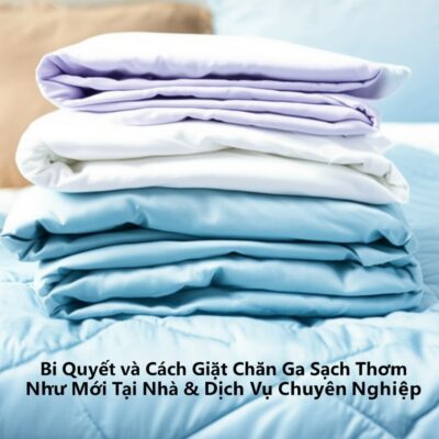 Bí Quyết và Cách Giặt Chăn Ga Sạch Thơm Như Mới Tại Nhà & Dịch Vụ Chuyên Nghiệp