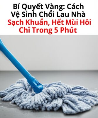 Bí Quyết Vàng: Cách Vệ Sinh Chổi Lau Nhà Sạch Khuẩn, Hết Mùi Hôi Chỉ Trong 5 Phút