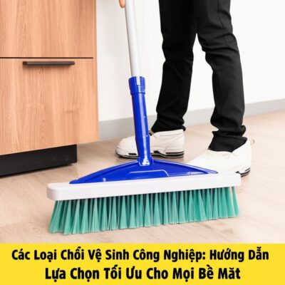 Các Loại Chổi Vệ Sinh Công Nghiệp: Hướng Dẫn Lựa Chọn Tối Ưu Cho Mọi Bề Mặt