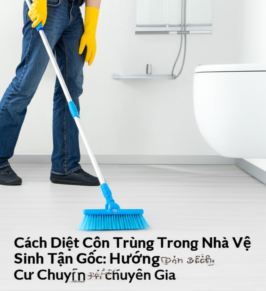 Hình minh họa cho bài viết: Cách Diệt Côn Trùng Trong Nhà Vệ Sinh Tận Gốc: Hướng Dẫn Chi Tiết Từ Chuyên Gia
