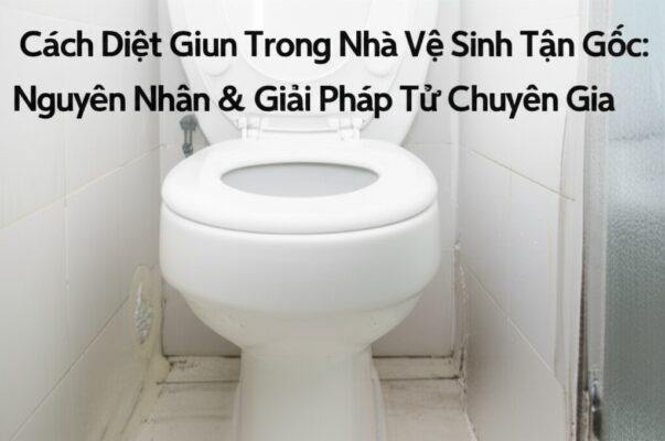 Cách Diệt Giun Trong Nhà Vệ Sinh Tận Gốc: Nguyên Nhân & Giải Pháp Từ Chuyên Gia