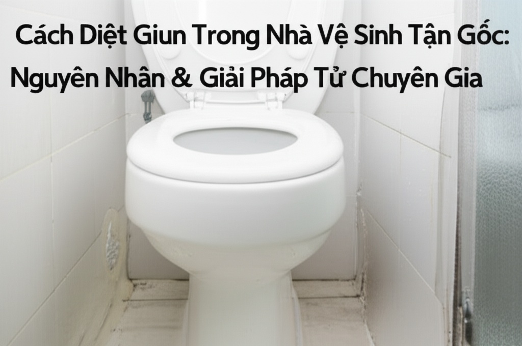 Hình minh họa cho bài viết: Cách Diệt Giun Trong Nhà Vệ Sinh Tận Gốc: Nguyên Nhân & Giải Pháp Từ Chuyên Gia