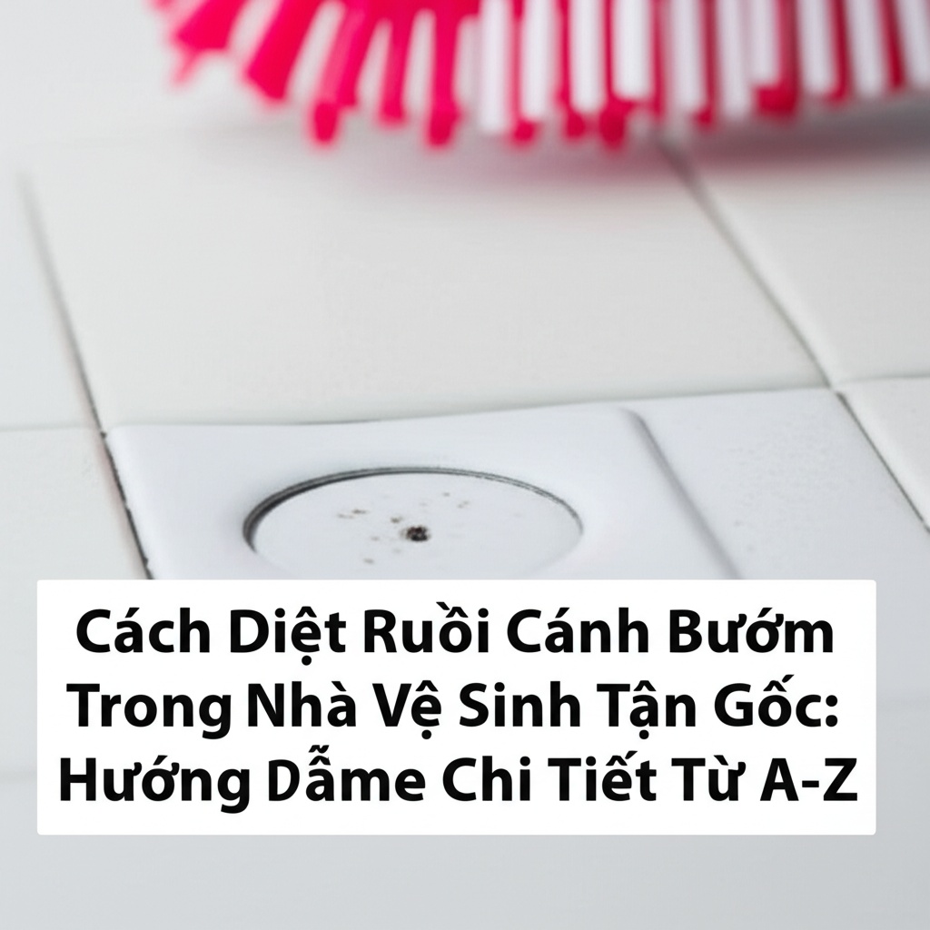 Hình minh họa cho bài viết: Cách Diệt Ruồi Cánh Bướm Trong Nhà Vệ Sinh Tận Gốc: Hướng Dẫn Chi Tiết Từ A-Z