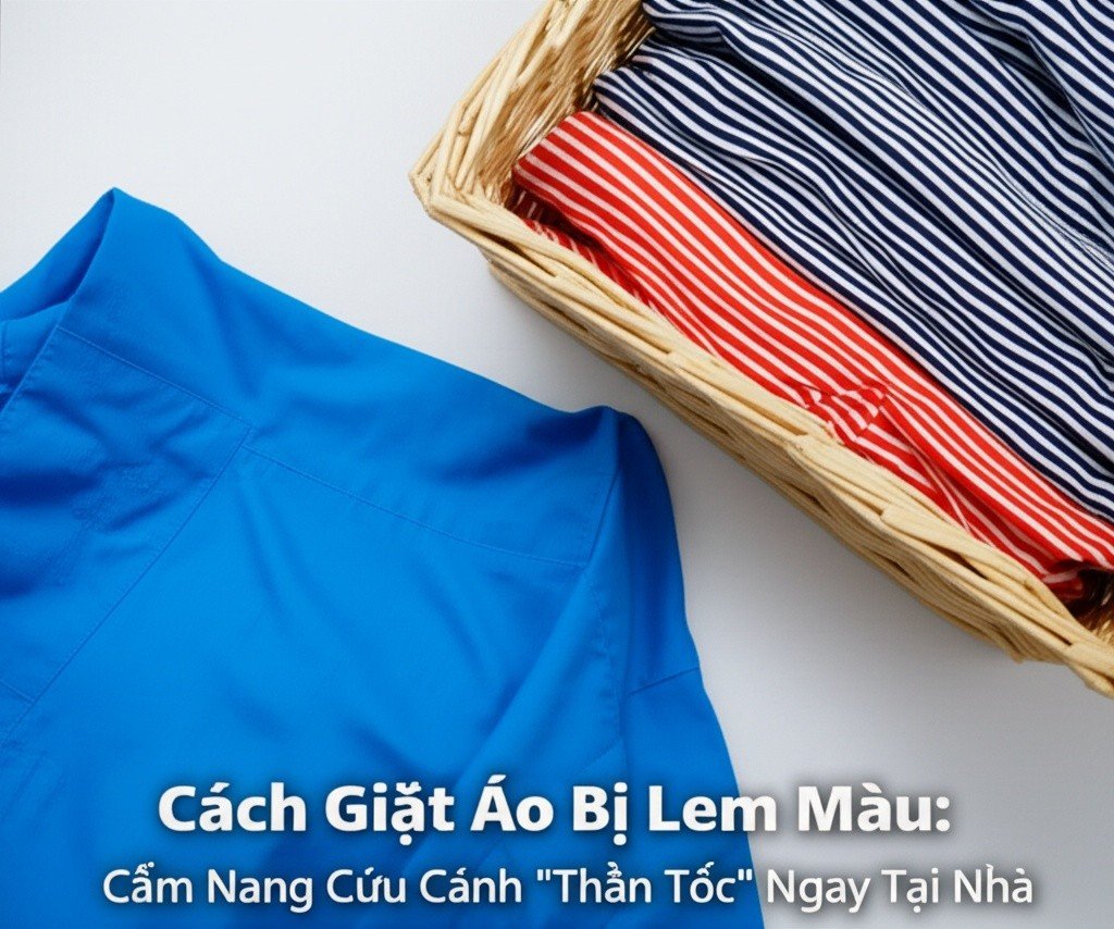 Hình minh họa cho bài viết: Cách Giặt Áo Bị Lem Màu: Cẩm Nang Cứu Cánh 