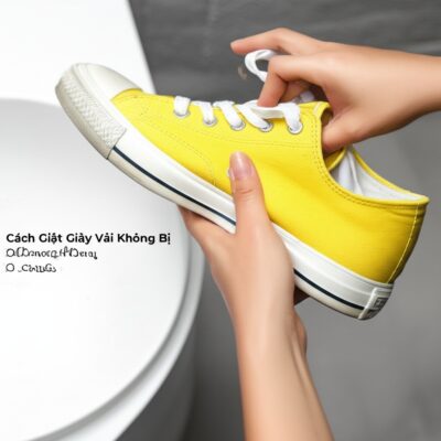 Cách Giặt Giày Vải Không Bị Ố Vàng: Bí Quyết Từ Chuyên Gia