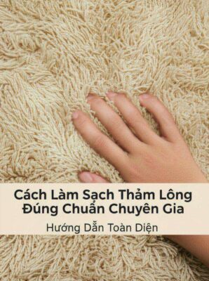 Cách Làm Sạch Thảm Lông Đúng Chuẩn Chuyên Gia: Hướng Dẫn Toàn Diện