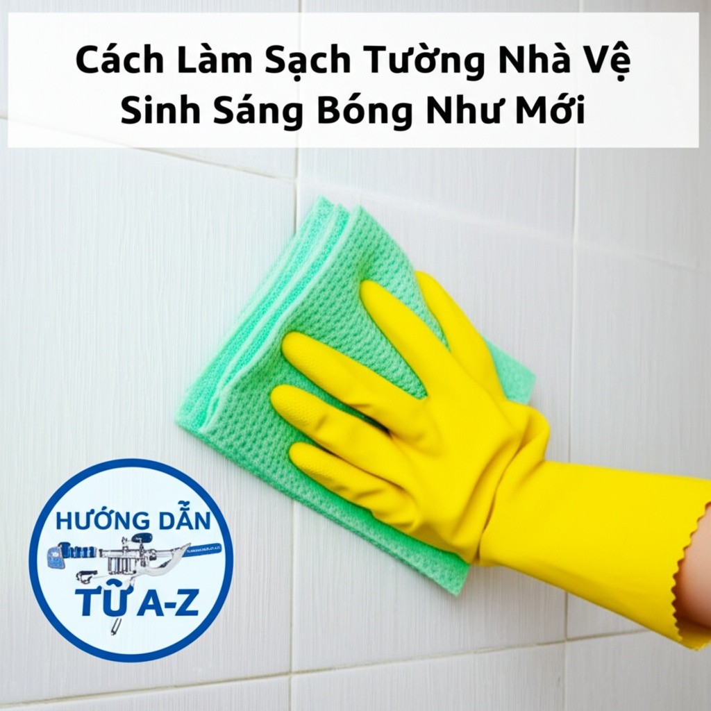 Hình minh họa cho bài viết: Cách Làm Sạch Tường Nhà Vệ Sinh Sáng Bóng Như Mới: Hướng Dẫn Từ A-Z