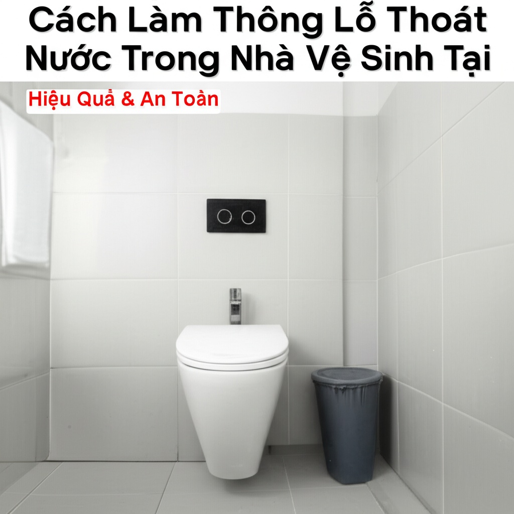 Hình minh họa cho bài viết: Cách Làm Thông Lỗ Thoát Nước Trong Nhà Vệ Sinh Tại Nhà: Hiệu Quả & An Toàn