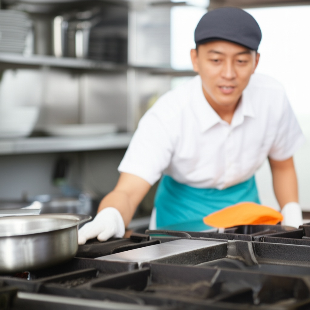 Hình minh họa cho bài viết: Cách Vệ Sinh Bếp Nhà Hàng Chuẩn An Toàn Vệ Sinh Thực Phẩm A-Z