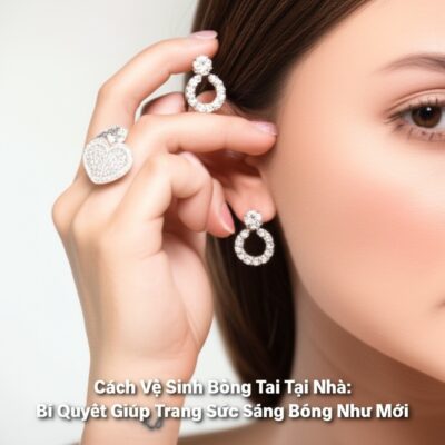 Cách Vệ Sinh Bông Tai Tại Nhà: Bí Quyết Giúp Trang Sức Sáng Bóng Như Mới