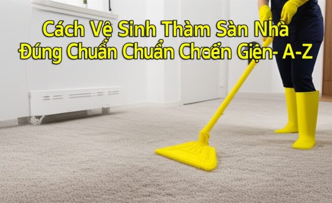 Cách Vệ Sinh Thảm Sàn Nhà Đúng Chuẩn Chuyên Gia: Hướng Dẫn Toàn Diện A-Z