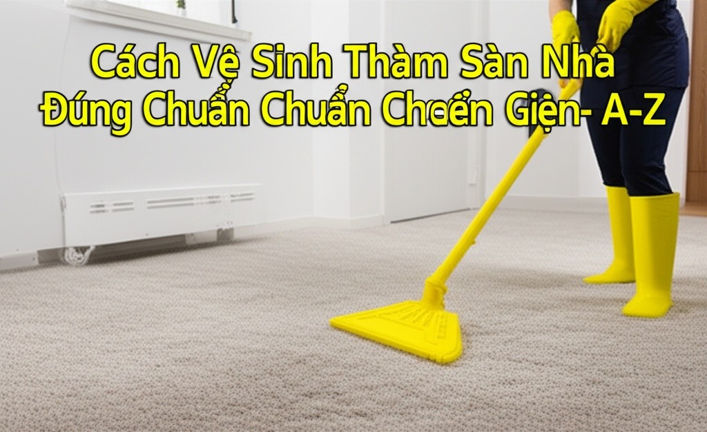 Hình minh họa cho bài viết: Cách Vệ Sinh Thảm Sàn Nhà Đúng Chuẩn Chuyên Gia: Hướng Dẫn Toàn Diện A-Z