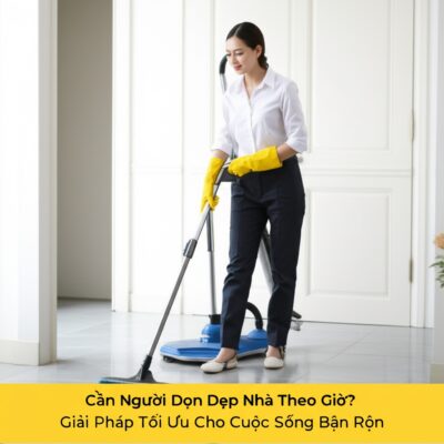Cần Người Dọn Dẹp Nhà Theo Giờ? Giải Pháp Tối Ưu Cho Cuộc Sống Bận Rộn