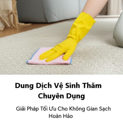 Dung Dịch Vệ Sinh Thảm Chuyên Dụng: Giải Pháp Tối Ưu Cho Không Gian Sạch Hoàn Hảo