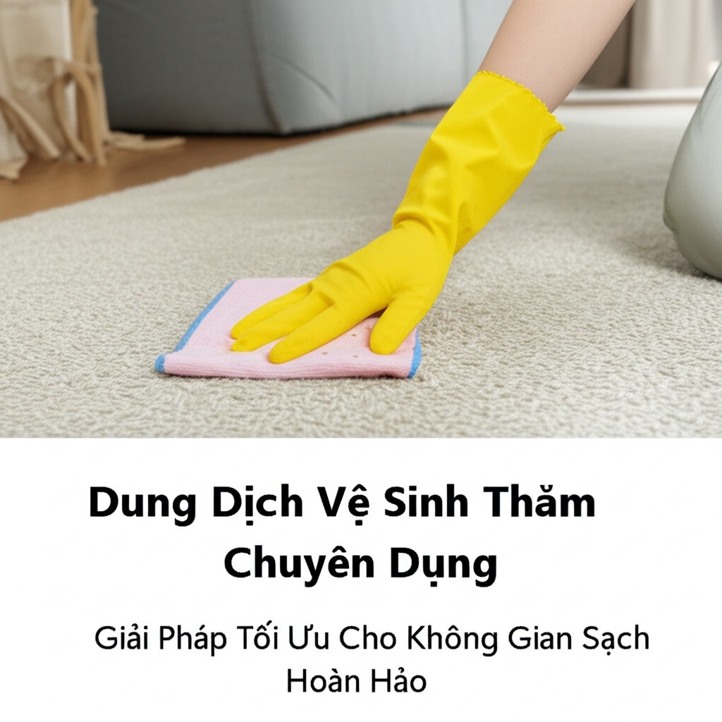 Hình minh họa cho bài viết: Dung Dịch Vệ Sinh Thảm Chuyên Dụng: Giải Pháp Tối Ưu Cho Không Gian Sạch Hoàn Hảo
