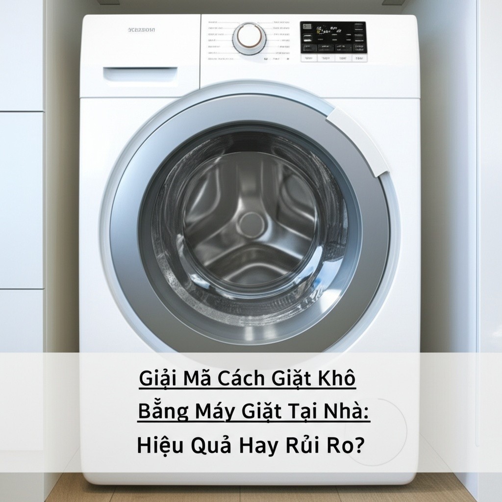 Hình minh họa cho bài viết: Giải Mã Cách Giặt Khô Bằng Máy Giặt Tại Nhà: Hiệu Quả Hay Rủi Ro?