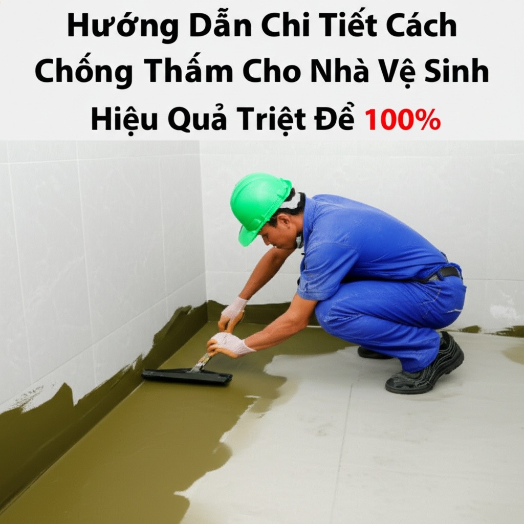 Hình minh họa cho bài viết: Hướng Dẫn Chi Tiết Cách Chống Thấm Cho Nhà Vệ Sinh Hiệu Quả Triệt Để 100%