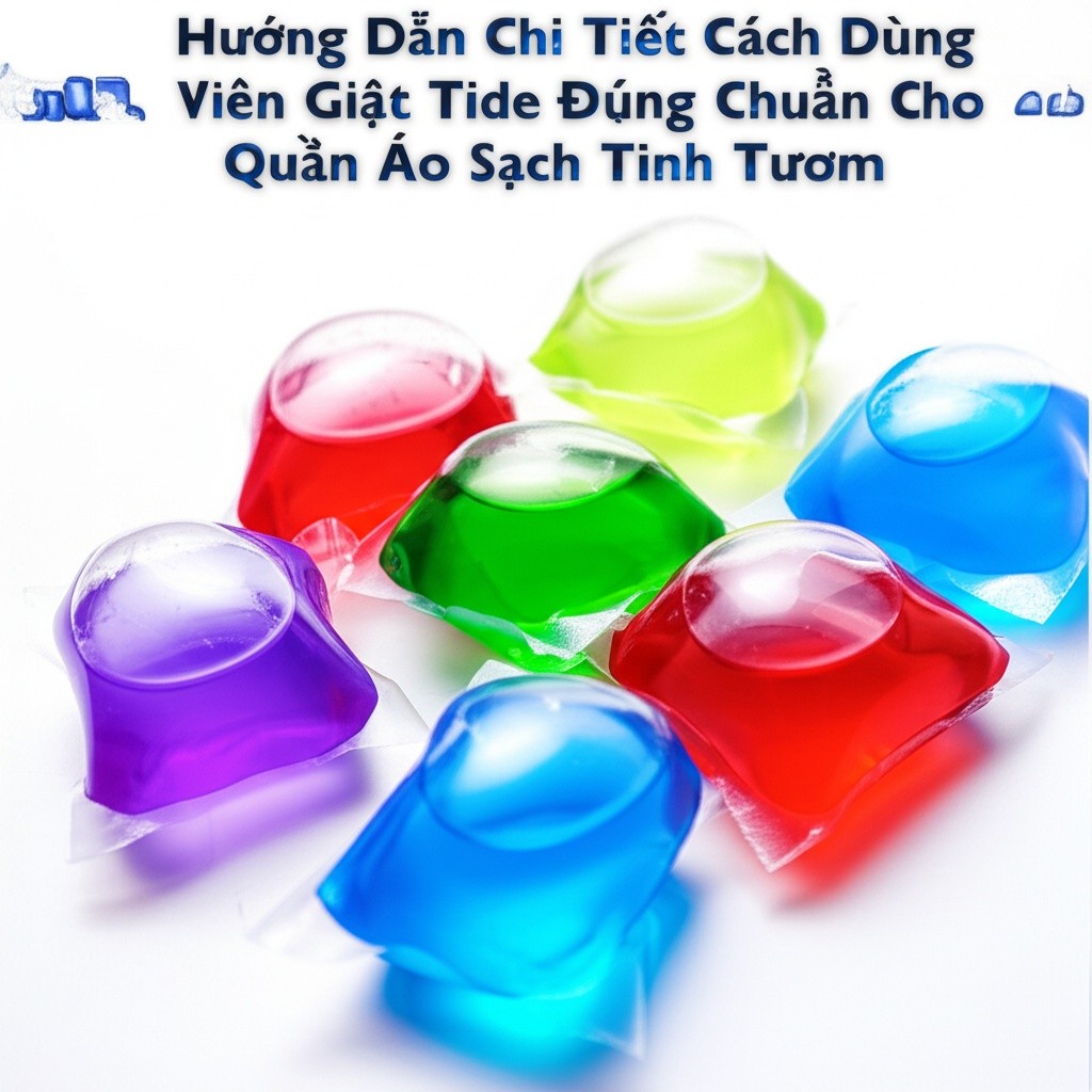 Hình minh họa cho bài viết: Hướng Dẫn Chi Tiết Cách Dùng Viên Giặt Tide Đúng Chuẩn Cho Quần Áo Sạch Tinh Tươm