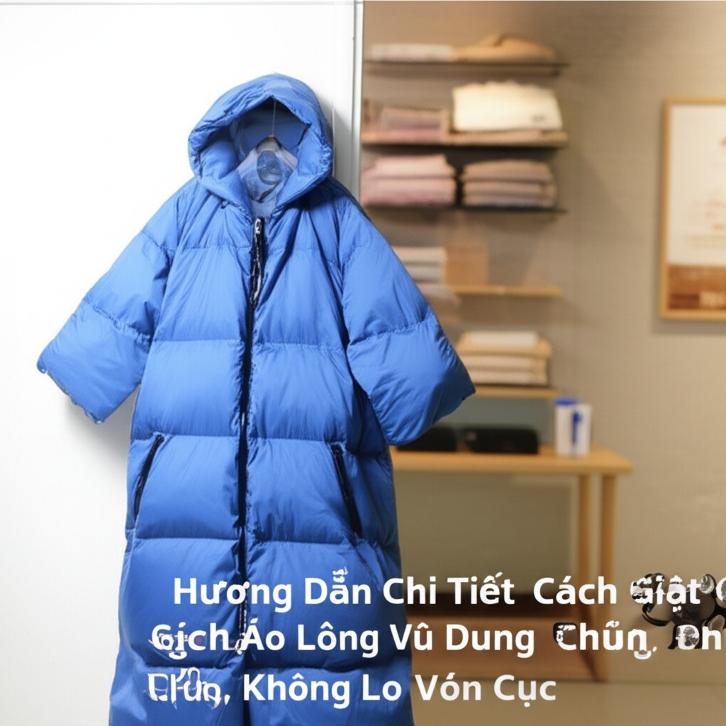 Hình minh họa cho bài viết: Hướng Dẫn Chi Tiết Cách Giặt Áo Lông Vũ Uniqlo Đúng Chuẩn, Không Lo Vón Cục