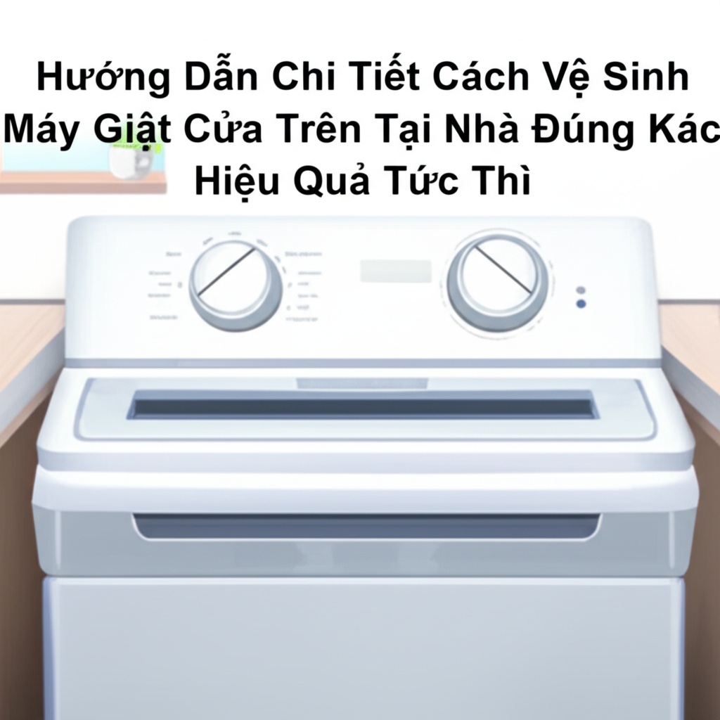 Hình minh họa cho bài viết: Hướng Dẫn Chi Tiết Cách Vệ Sinh Máy Giặt Cửa Trên Tại Nhà Đúng Cách, Hiệu Quả Tức Thì