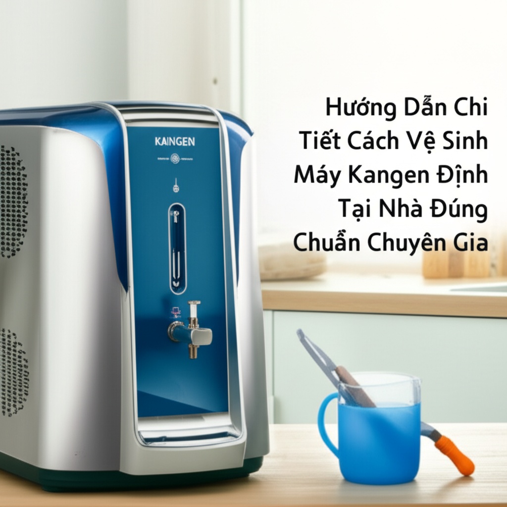 Hình minh họa cho bài viết: Hướng Dẫn Chi Tiết Cách Vệ Sinh Máy Kangen Định Kỳ Tại Nhà Đúng Chuẩn Chuyên Gia