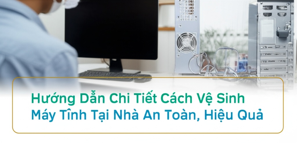 Hình minh họa cho bài viết: Hướng Dẫn Chi Tiết Cách Vệ Sinh Máy Tính Tại Nhà An Toàn, Hiệu Quả