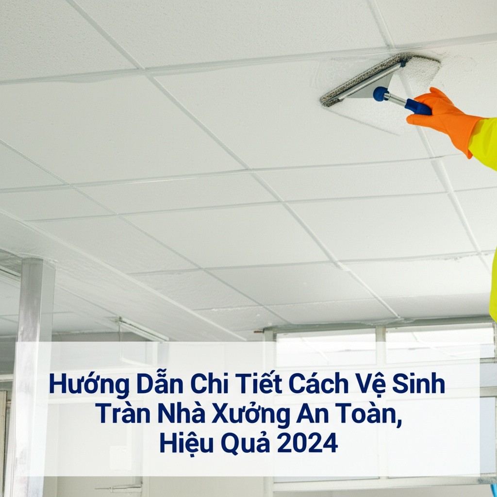 Hình minh họa cho bài viết: Hướng Dẫn Chi Tiết Cách Vệ Sinh Trần Nhà Xưởng An Toàn, Hiệu Quả 2024