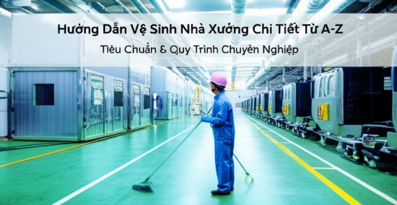 Hướng Dẫn Vệ Sinh Nhà Xưởng Chi Tiết Từ A-Z: Tiêu Chuẩn & Quy Trình Chuyên Nghiệp