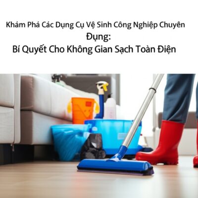 Khám Phá Các Dụng Cụ Vệ Sinh Công Nghiệp Chuyên Dụng: Bí Quyết Cho Không Gian Sạch Toàn Diện