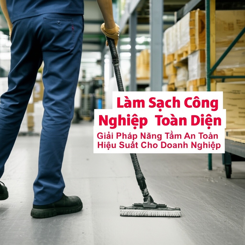 Hình minh họa cho bài viết: Làm Sạch Công Nghiệp Toàn Diện: Giải Pháp Nâng Tầm An Toàn và Hiệu Suất Cho Doanh Nghiệp