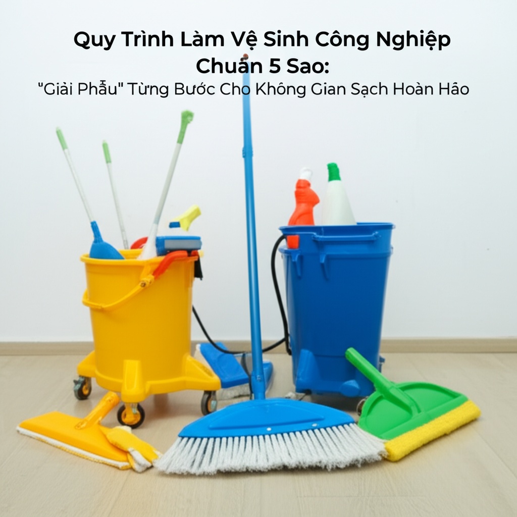 Hình minh họa cho bài viết: Quy Trình Làm Vệ Sinh Công Nghiệp Chuẩn 5 Sao: 