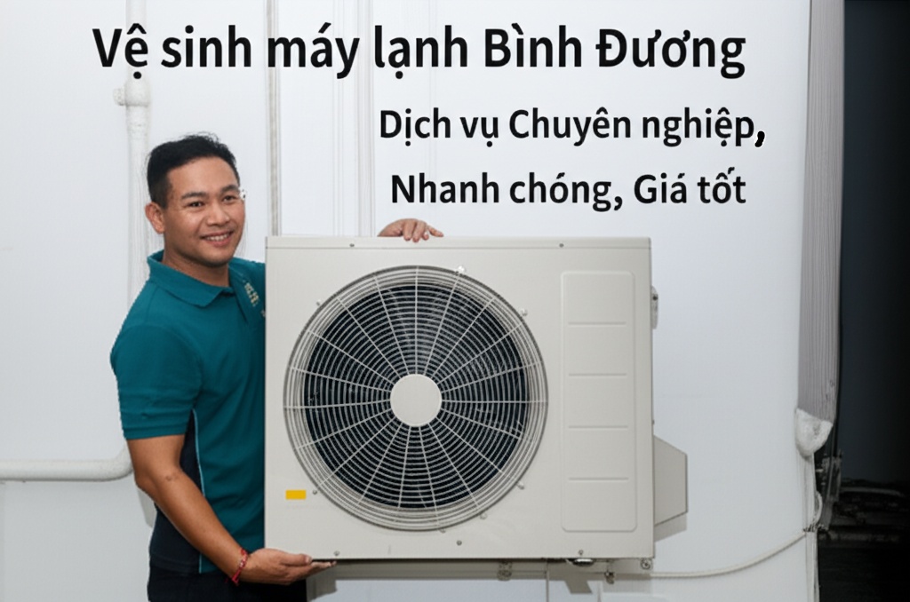 Hình minh họa cho bài viết: Vệ sinh máy lạnh Bình Dương: Dịch vụ Chuyên nghiệp, Nhanh chóng, Giá tốt
